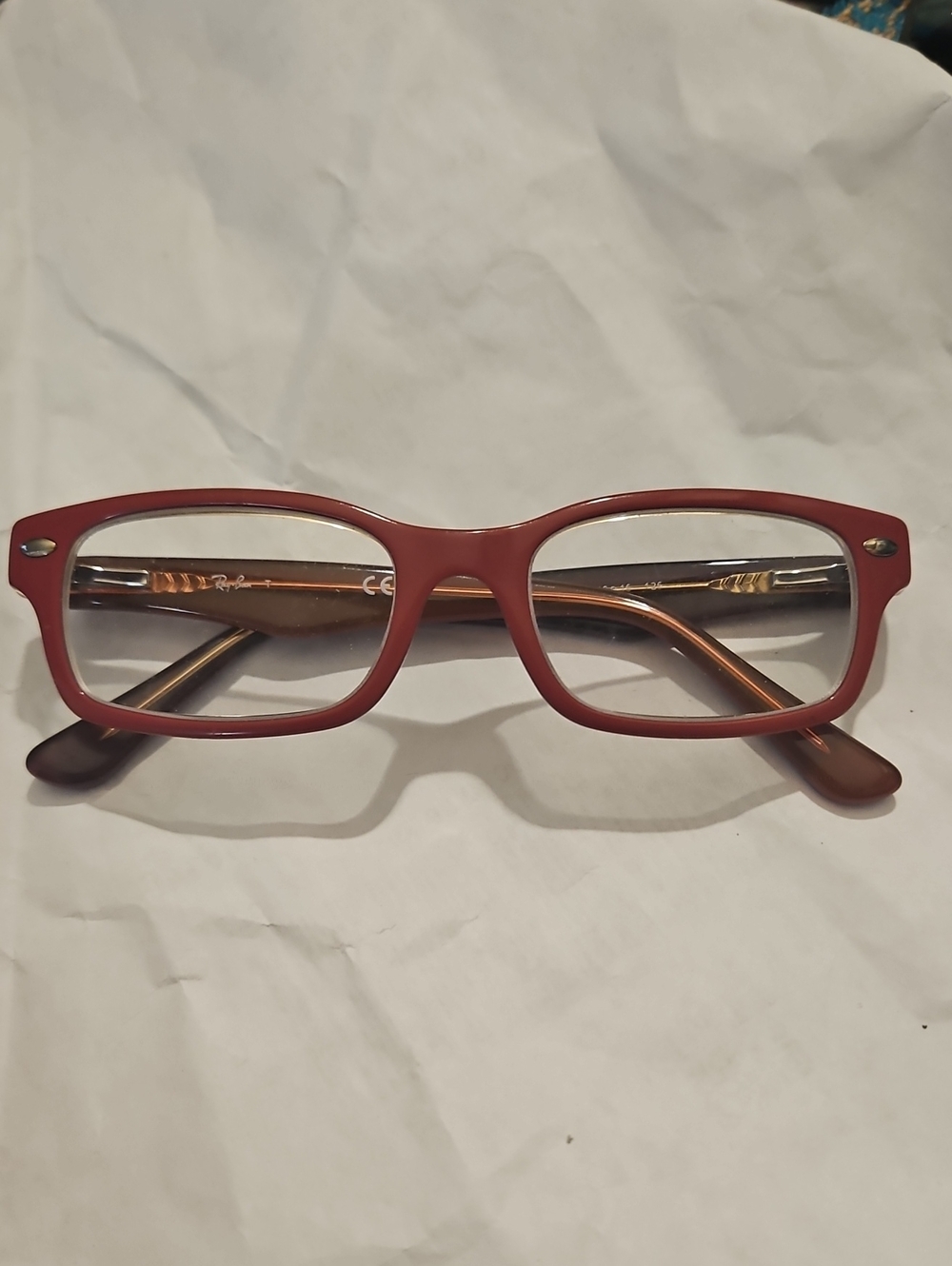 Ray-Ban Red Glasses